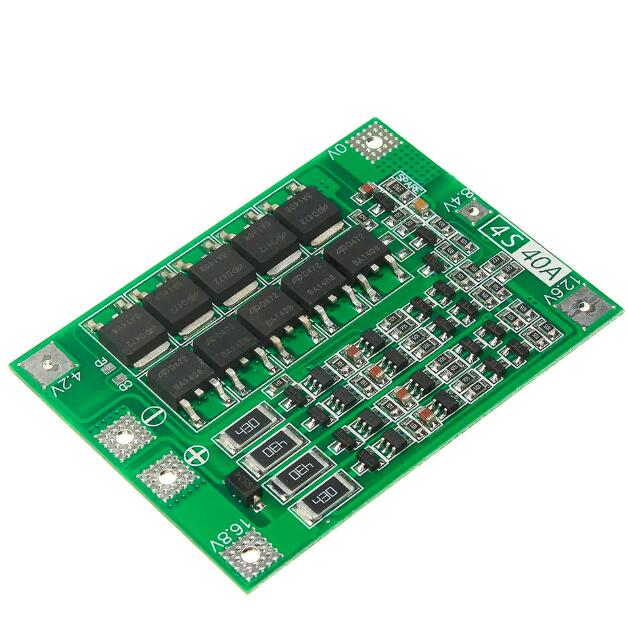 thumbnail image 2 of 4S 40A 16.8V Li-ion BMS Protection Board For 18650 Battery Pack – Enhanced Balanced Version 2 of 5
