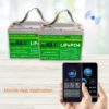 Customize Rechargeable lifepo4 12v 100ah lithium ion battery with blue tooth and controlled by Mobile APP - Image 2