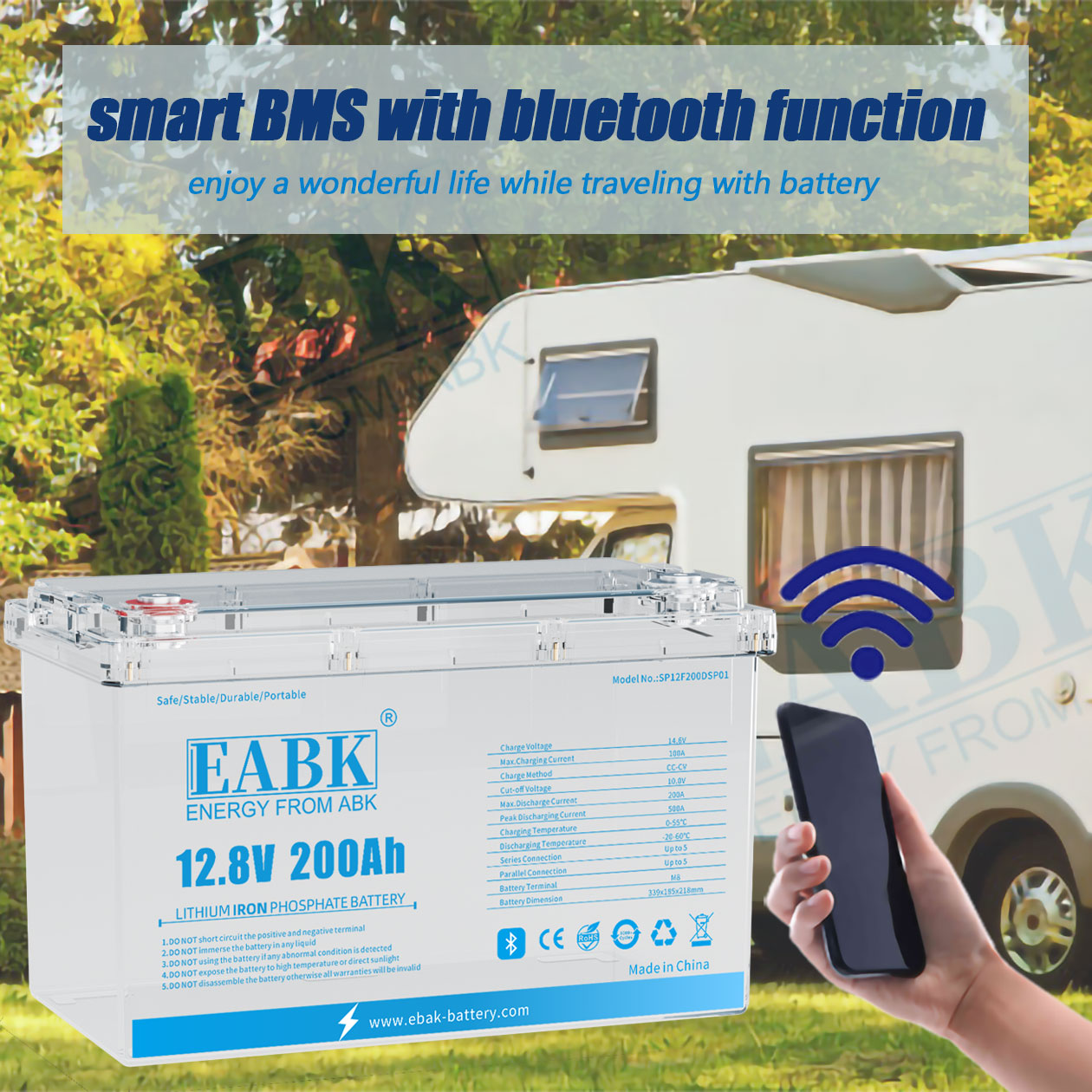 12.8v 200ah Lithium Iron Phosphate Battery - Image 4